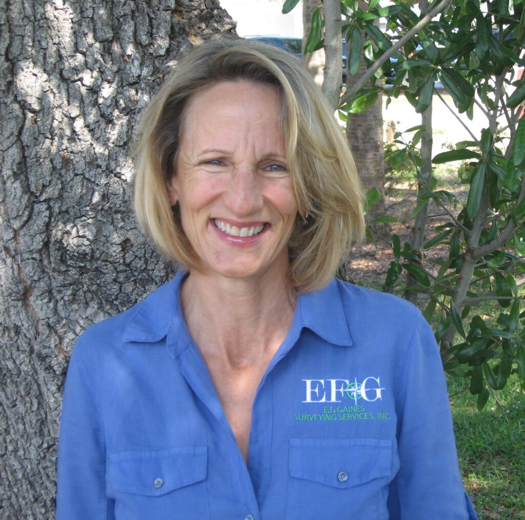 Elizabeth F. Gaines, Professional Surveyor and Mapper